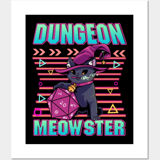 Dungeon Meowster Cute & Funny Gaming Posters and Art